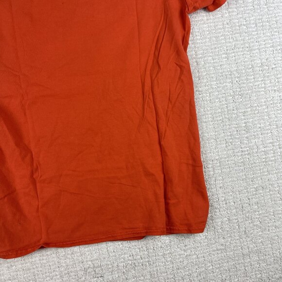 2019 Billie Eilish Graffiti Spell Out Graphic Orange Shirt XS Merch - Picture 16 of 16